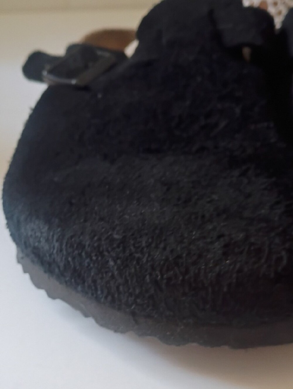 Birkenstock Boston clogs Black suede Leather Size 40 US Women's 9–9.5 - Picture 8 of 11